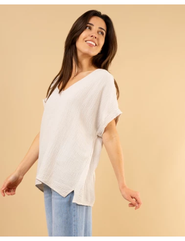 Oversize gaze de coton
