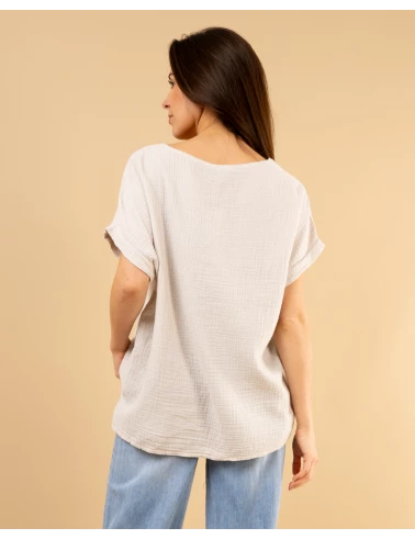 Oversize gaze de coton