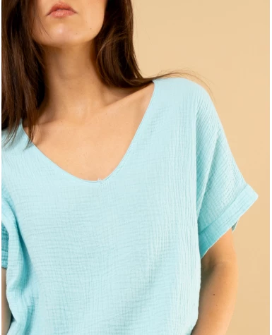 Oversize gaze de coton
