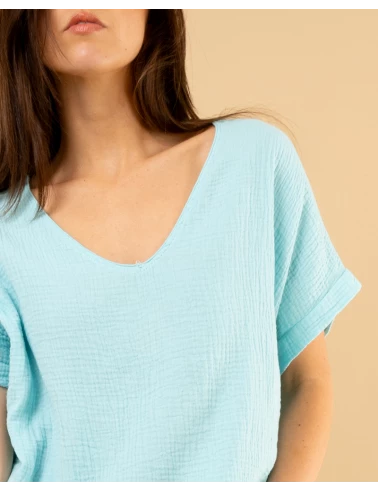 Oversize gaze de coton