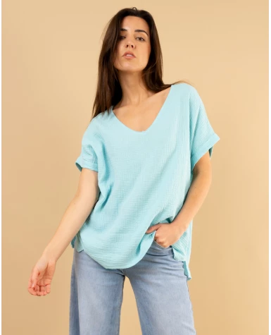 Oversize gaze de coton