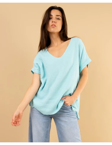 Oversize gaze de coton