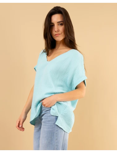 Oversize gaze de coton