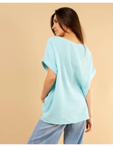 Oversize gaze de coton