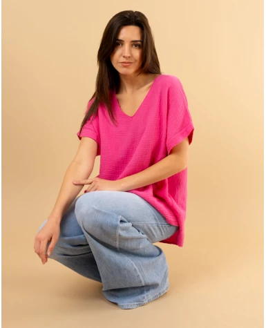 Oversize gaze de coton