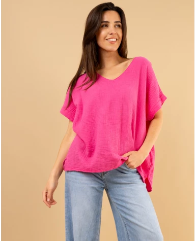 Oversize gaze de coton