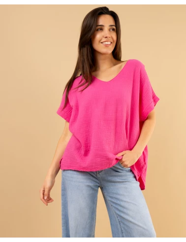 Oversize gaze de coton