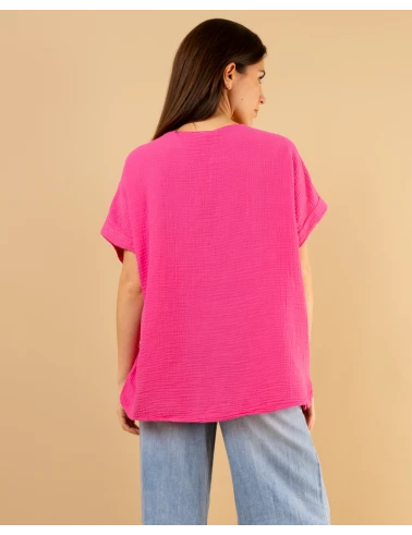 Oversize gaze de coton