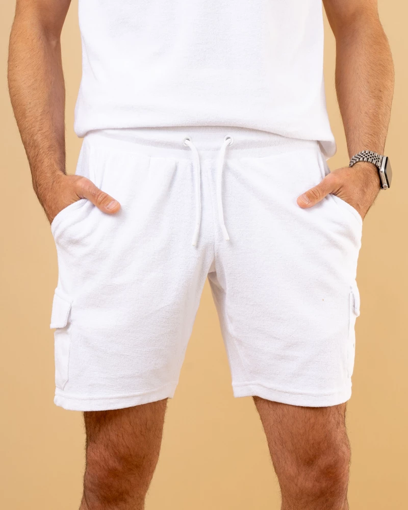 Short cargo éponge