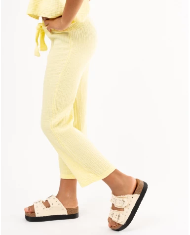 Pantalon gaze de coton