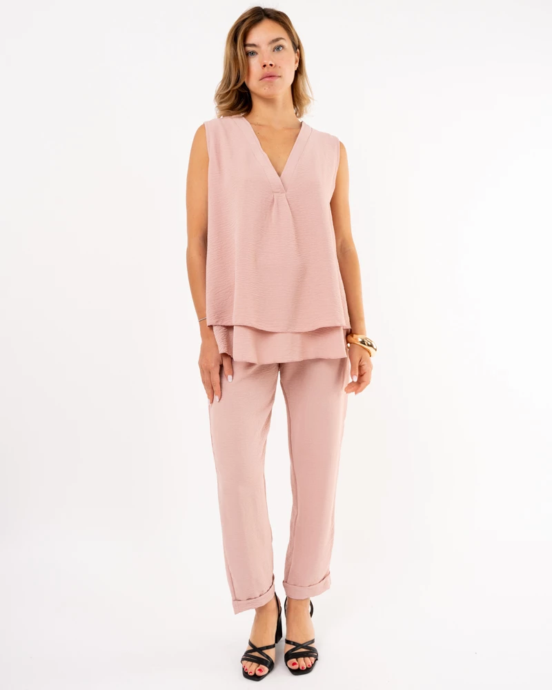 Pantalon revers