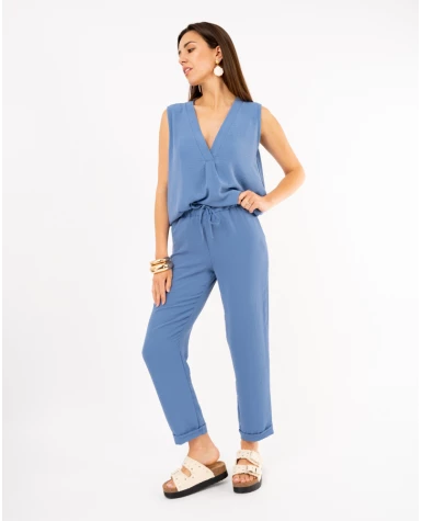 Pantalon revers