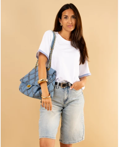 T-SHIRT MANCHES RAYÉES