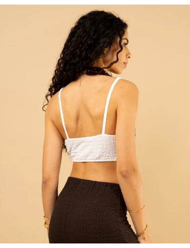 Bralette gaufre