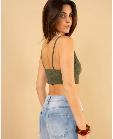 Bralette gaufre