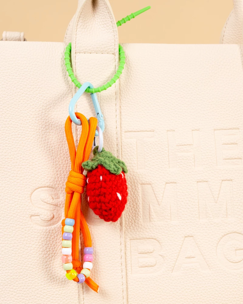 Porte clé fraise