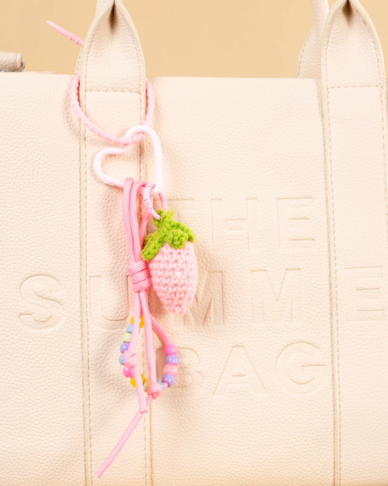 Porte clé fraise