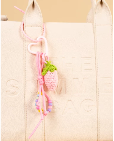Porte clé fraise