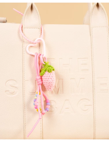 Porte clé fraise