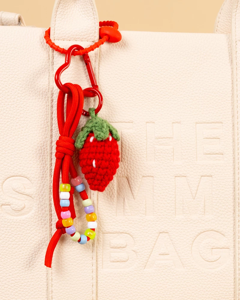 Porte clé fraise