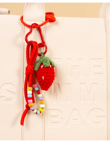 Porte clé fraise