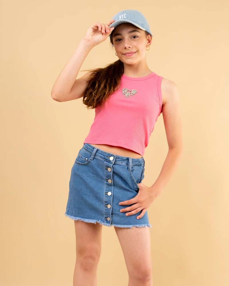 Jupe jean