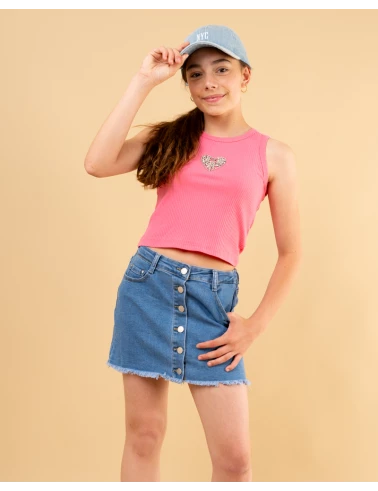 Jupe jean