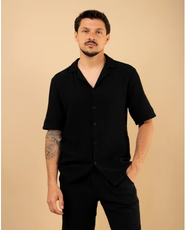 Chemise mc gaze de coton