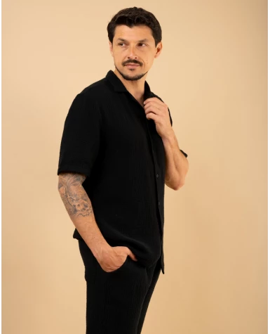 Chemise mc gaze de coton