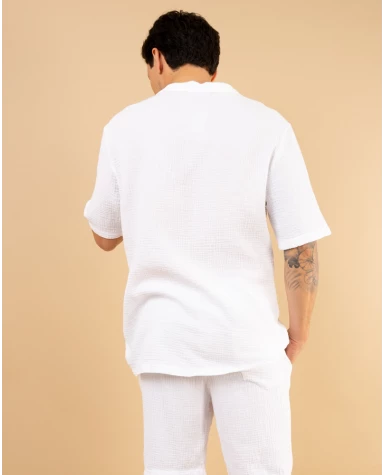 Chemise mc gaze de coton