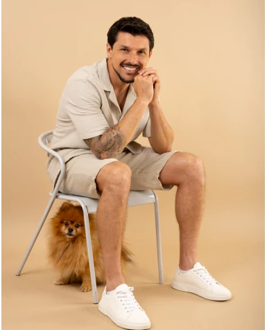 Chemise mc gaze de coton