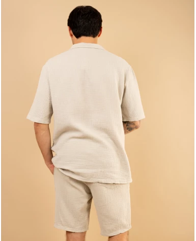Chemise mc gaze de coton