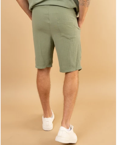 Short gaze de coton