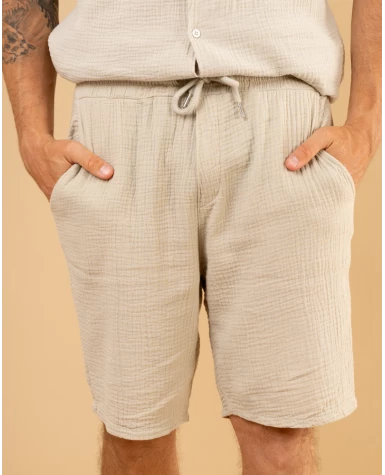 Short gaze de coton