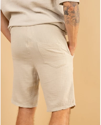Short gaze de coton