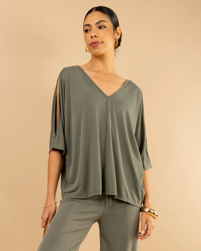 T-Shirt ouvert