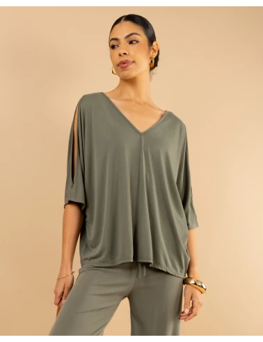 T-Shirt ouvert