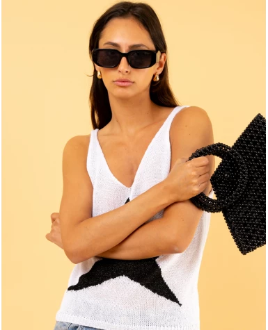 Débardeur étoile lurex