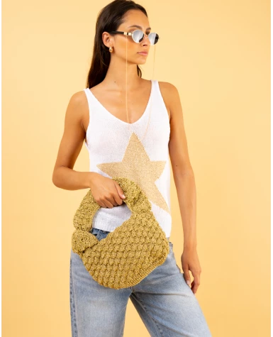 Débardeur étoile lurex