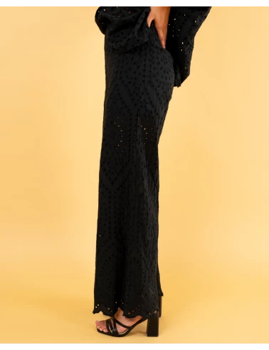 Pantalon brodé