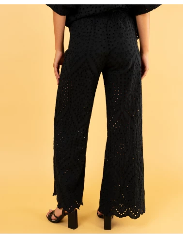 Pantalon brodé