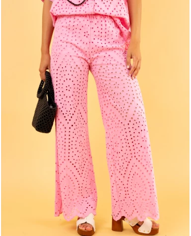 Pantalon brodé
