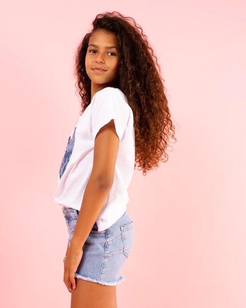 T-Shirt coeur jean