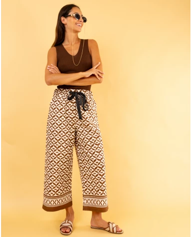 Pantalon imprimé