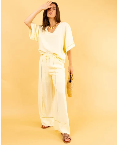 Pantalon ajouré