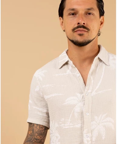 Chemise palmiers