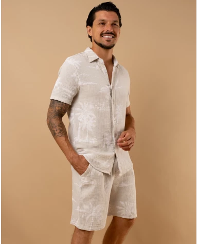 Chemise palmiers