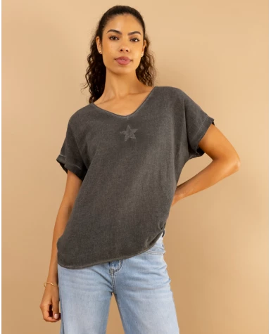 T-Shirt lin étoile