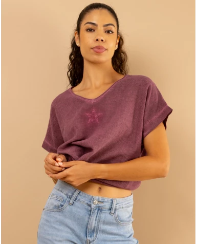 T-Shirt lin étoile