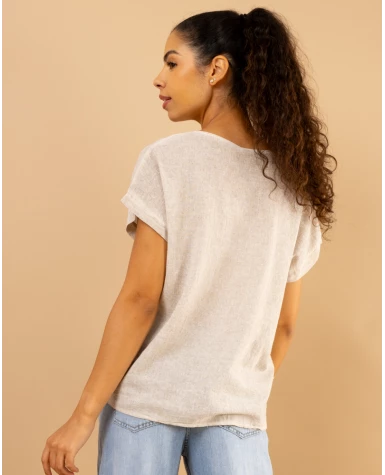 T-Shirt lin étoile